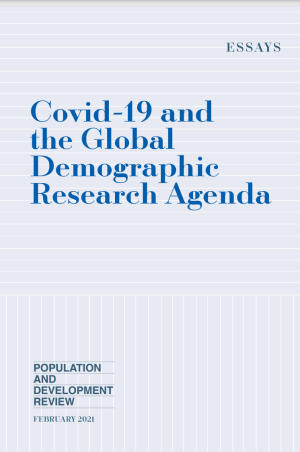 cover image of PDR special issue on Covid-19 and the Global Demographic Research Agenda Ideas. Evidence. Impact.