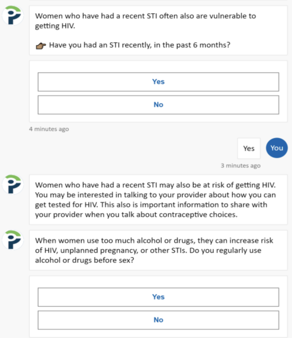 Chatbot Technology for Integrating HIV and Family Planning Services ...