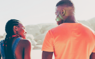Dreams IS – Population Council a man and a woman looking at each other