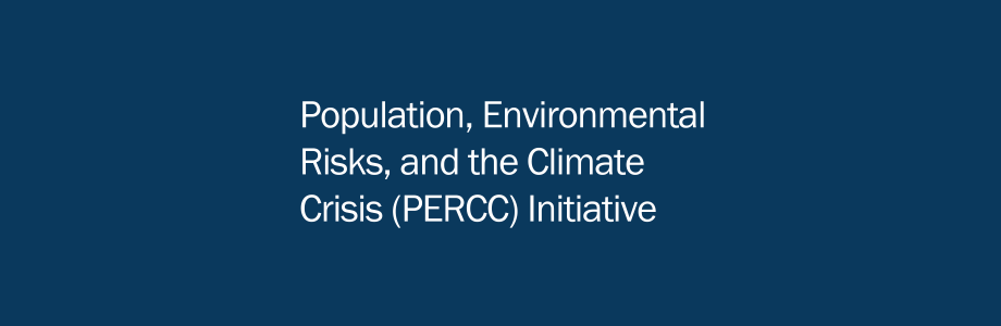 PERCC logo on a dark blue background Ideas. Evidence. Impact.
