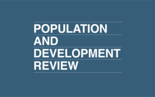 Population and Development Review – Population Council Population and Development Review logo on a dark blue background