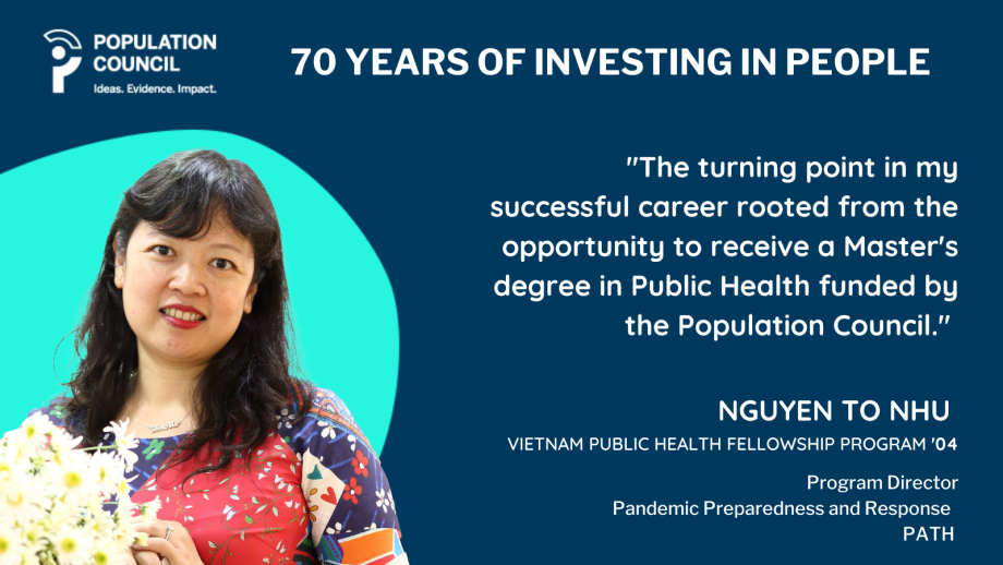 Nguyen To Nhu, Vietnam Public Health Fellow 2004 Ideas. Evidence. Impact.