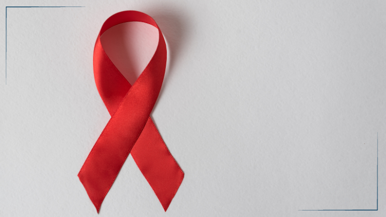 Red ribbon for AIDS awareness