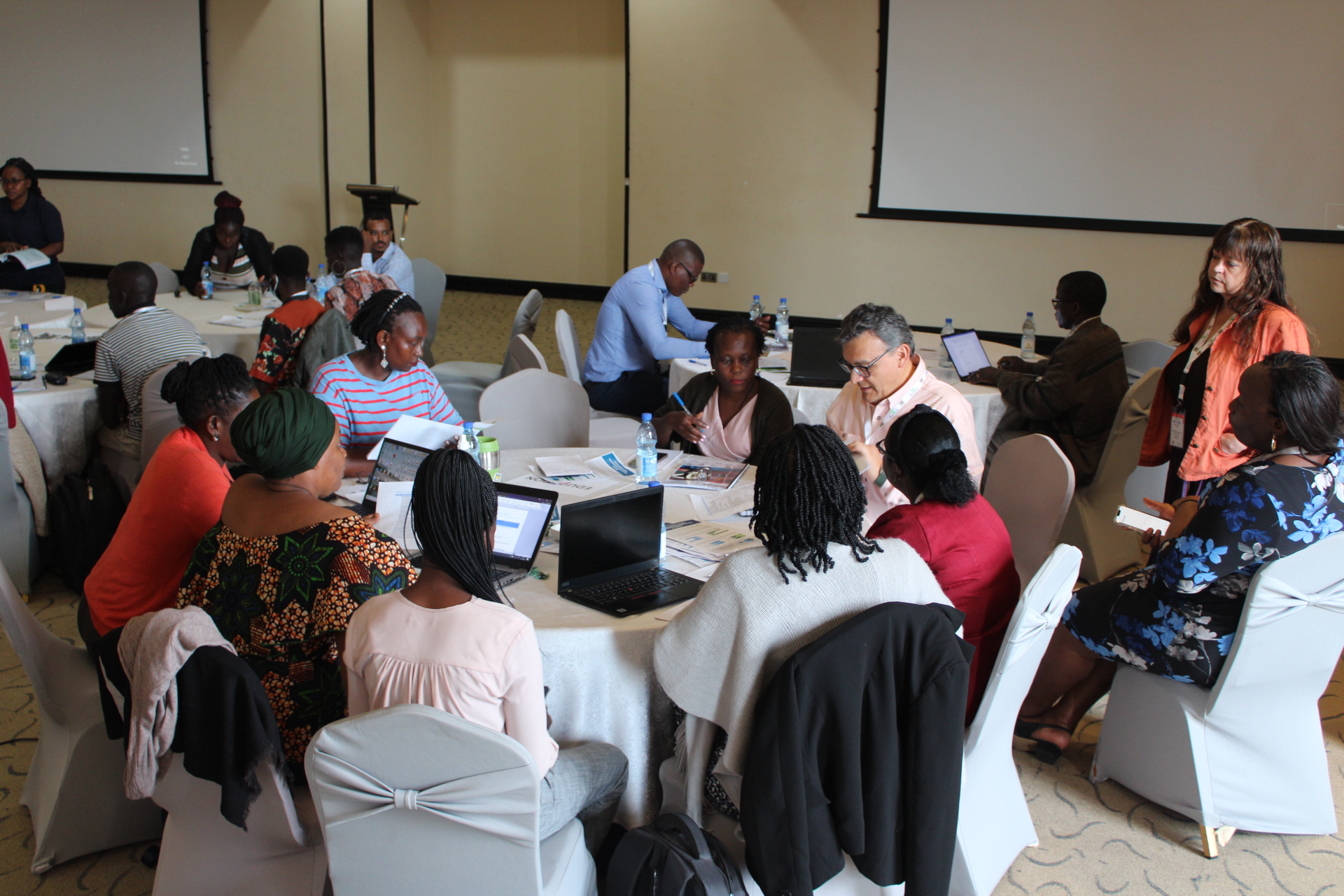Baobab-and-CDC-teams-facilitating-sectoral-groups-at-the-Kampala-Data2Action-workshop