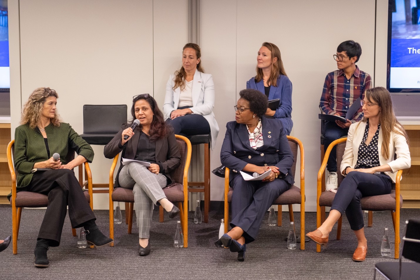 Seven panelists for the 