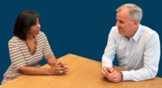 The Pop Council's Co-Presidents, Patricia C. Vaughan and James Sailer.